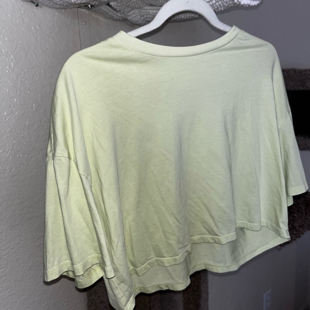 Lime Green Crop Top